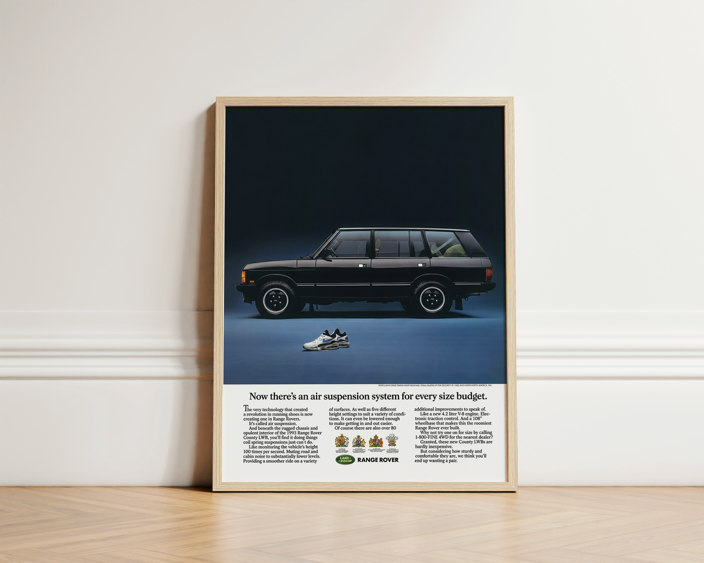 Land Rover x Nike 1986 Vintage Advert Art