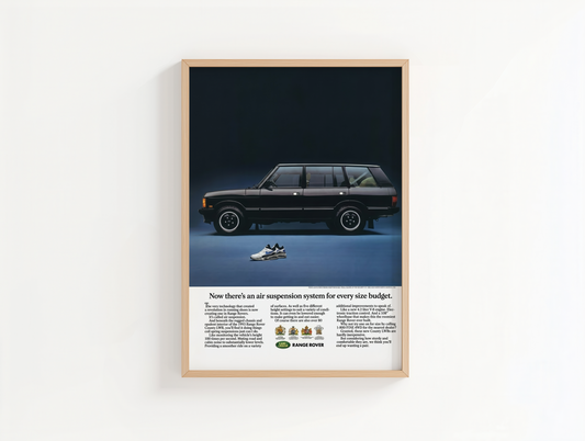 Land Rover x Nike 1986 Vintage Advert Art