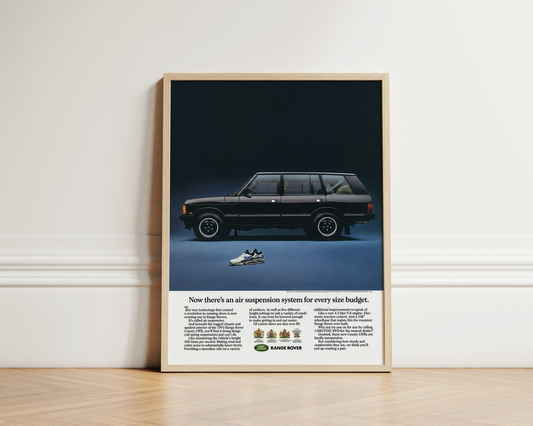 Land Rover x Nike 1986 Vintage Advert Art